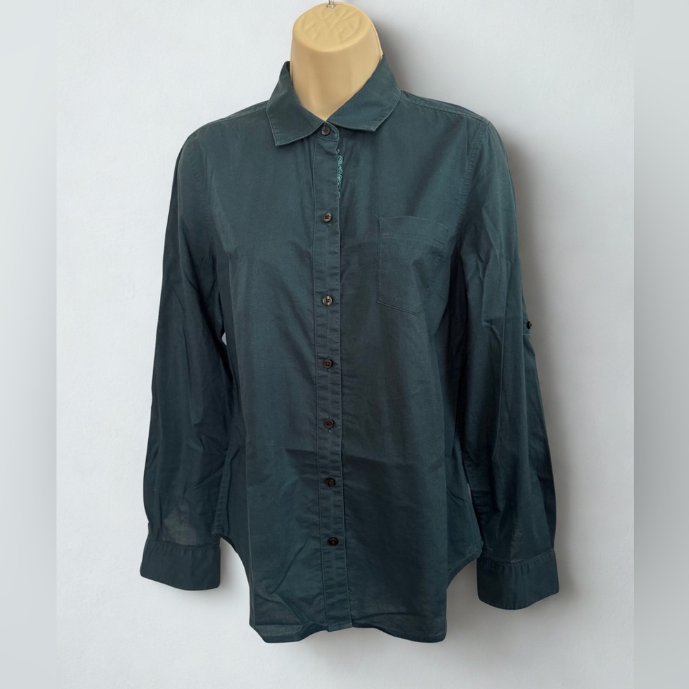 Robert Graham Teal Button-Up Shirt